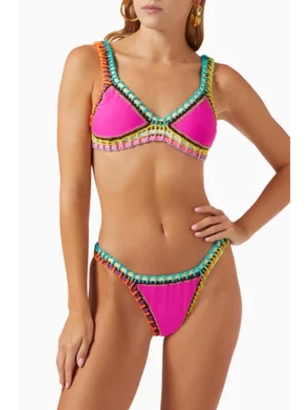 PQ SWIM Crochet Bikini in Set